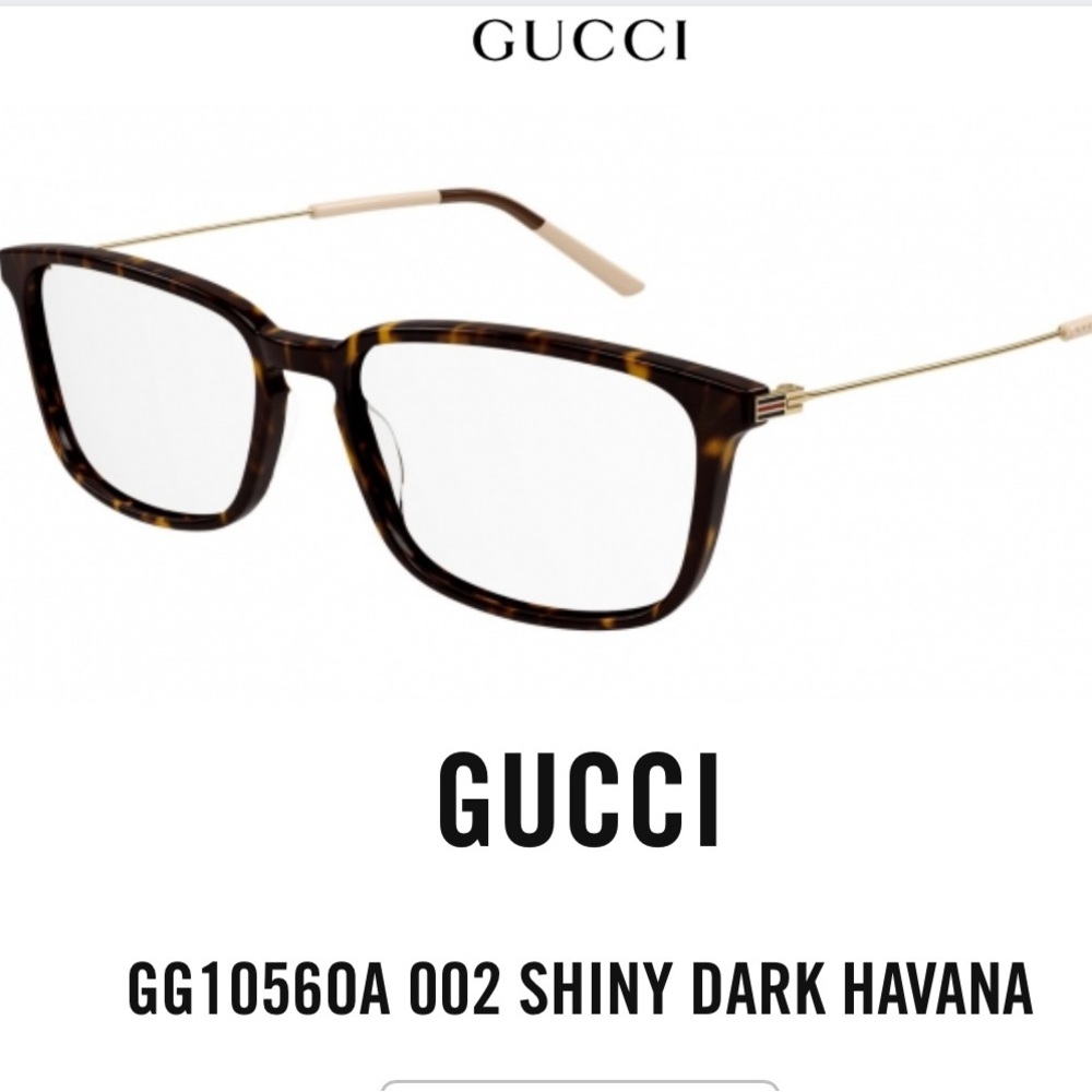 Gucci Dark Havana Prescription Glasses